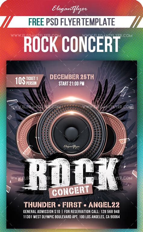 Concert Flyer Template Free Professional Sample Template Collection