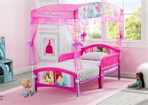 Shop for toddler beds in toddler furniture. Princess Canopy Toddler Bed | Toddler bed girl, Pink ...