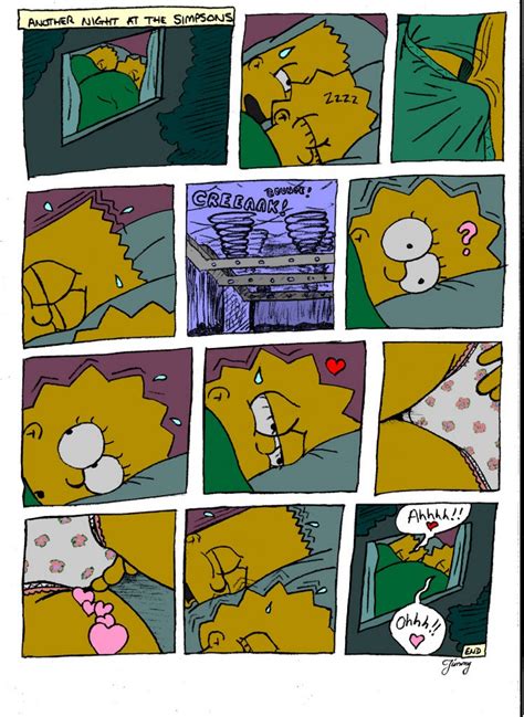 Lisa Simpson y Bart hacen el amor ᐅ Comics porno