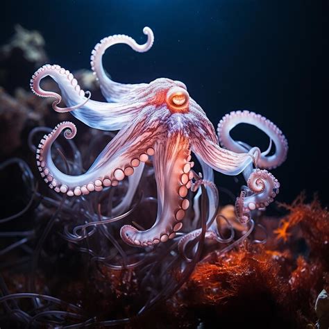 Premium Photo A Mystical Octopus