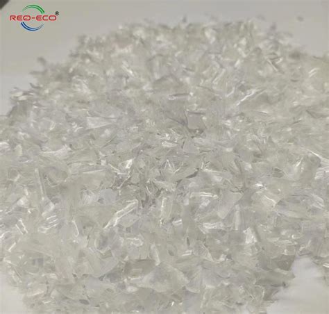 OEM 100 Clear Recycled Plastic Dryer Pet Bottle Scrap Cold Wash Bottle Flakes And Clear Pet