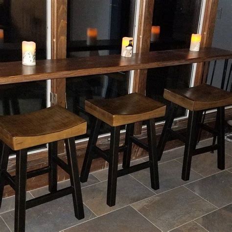 Reclaimed Wood Bar Table With Hairpin Legs Custom Sofa Bar Wine Bar