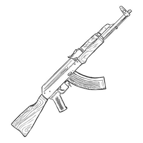 Royalty Free Kalashnikov Clip Art Vector Images And Illustrations Istock