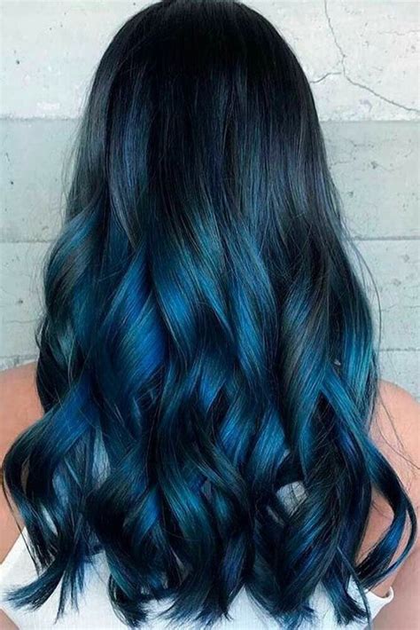 Each box of our iconic permanent hair dye contains: 15 Daring Blue Black Hair Ideas - Styleoholic