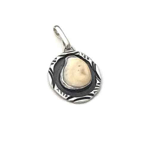 Elk Ivory Sterling Silver Pendant By The Artist Gerard