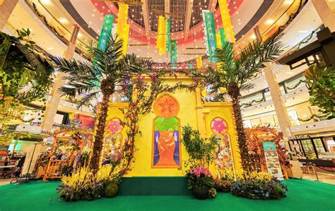 Hari Raya 2021 Festive Decorations In Shopping Malls In The Klang