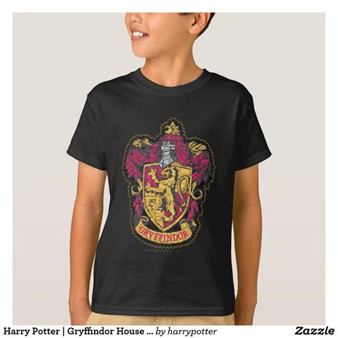 Harry Potter Gryffindor House Crest T Shirt Harry Potter Shirts