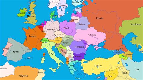 Europe Map Hd Wallpaper Hot Sex Picture