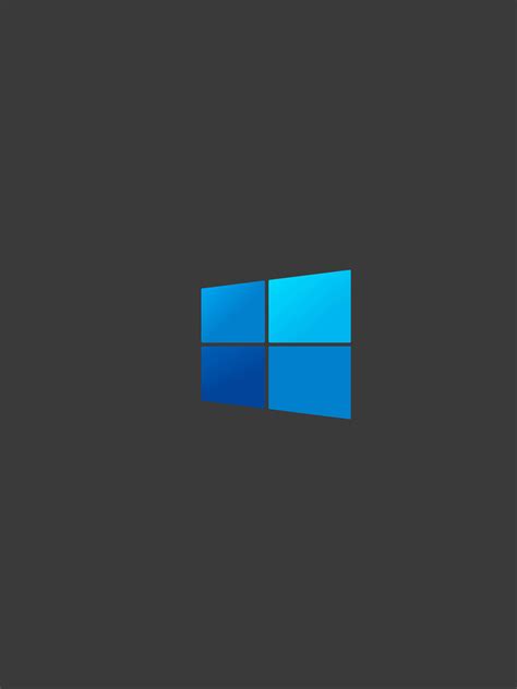 1536x2048 Windows 10 Dark Logo Minimal 1536x2048