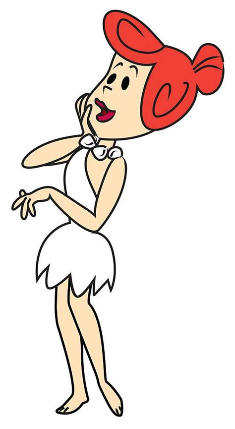 How To Draw Wilma Flintstone Cartoon Caracters Cartoon Drawings Classic Cartoon Characters