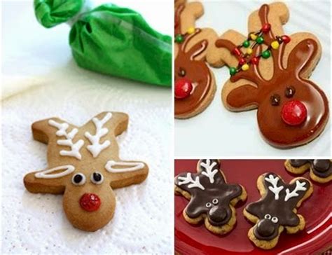 Gingerbread men can be more versatile than you think. The Handcrafted Christmas: Reindeer Cookies - Think Upside ...