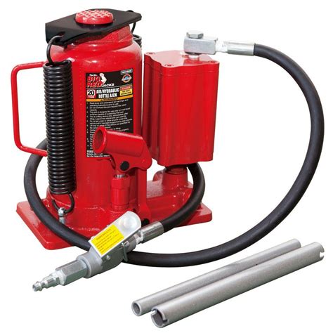 Big Red Ton Pneumatic Air Bottle Jack TA The Home Depot