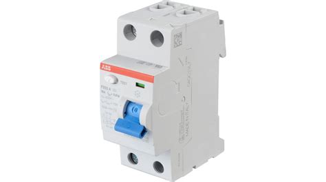 When it detects a fault, it interrupts the flow of power. F202 A-16/0.01 | ABB RCD circuit breaker 16 A 2 ...