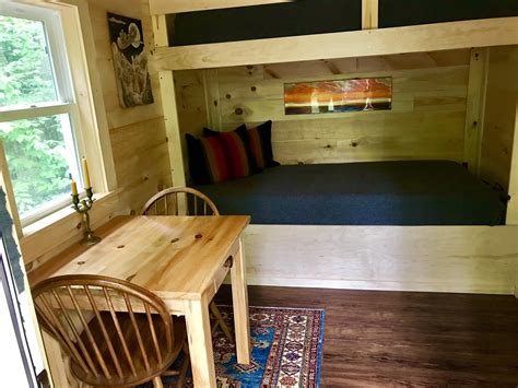 Interior Of My One Room Off Grid Tiny Cabin In The Adirondacks R