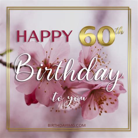 60th Years Free Happy Birthday Wishes And Images