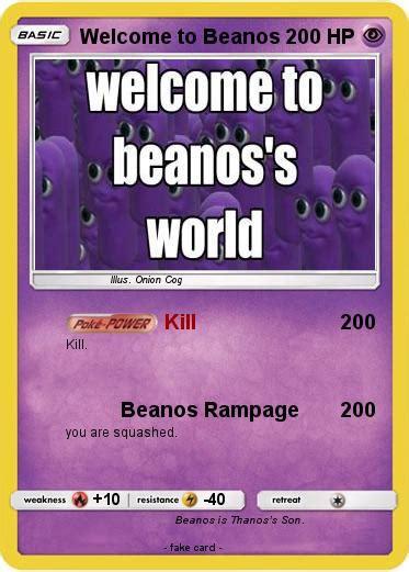 Pokémon Welcome To Beanos Kill My Pokemon Card