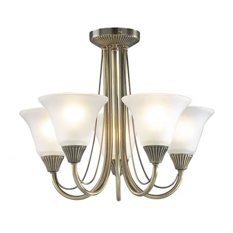 Save energy with led ceiling lights, available in different shapes and sizes to suit your home. Traditional Antique Brass Light for Low Ceilings with ...