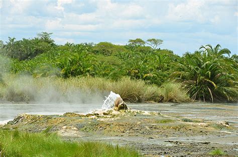 Buranga Hot Springs Mumbuga Geyser Semuliki National Park Uganda