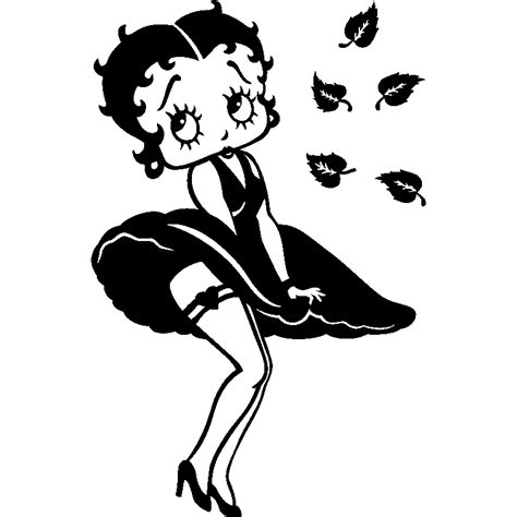 Betty Boop Svg Black And White