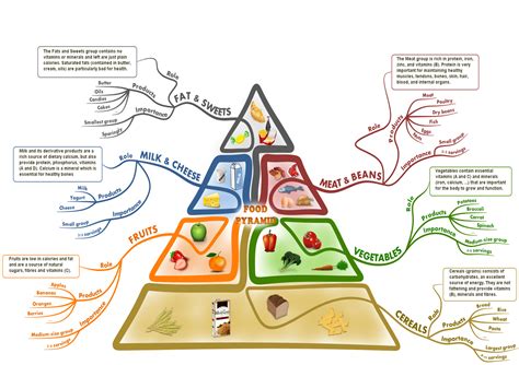 The Food Pyramid Revisited With A Mind Map