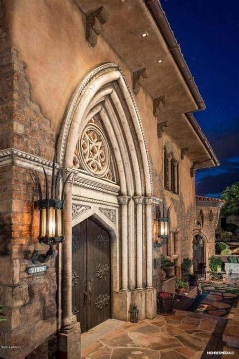 Medieval Masterpiece Italian Inspired Gothic Villa In Scottsdale In