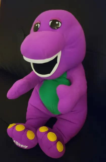 Barney Vintage 1992 Retro Playskool Talking 18 Plush Toy Dinosaur