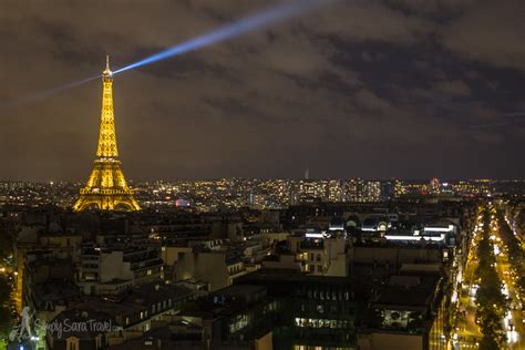 The Arc De Triomphe At Night — Simply Sara Travel