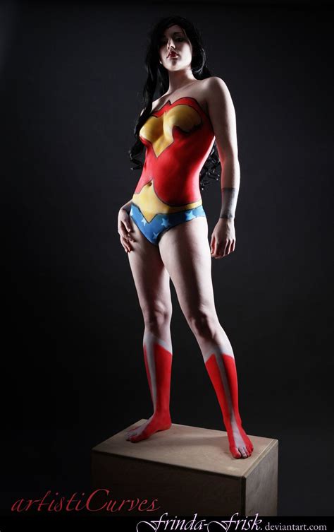 Cosplay Body Paint Featuring Kitty Pryde Silk Spectre Ii Mystique Wonder Woman Dc Cosplay