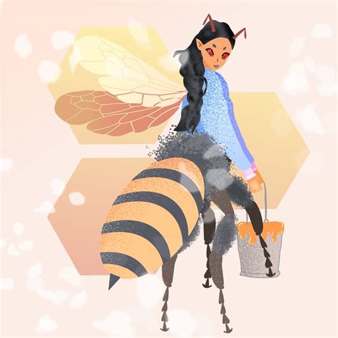 Bee Girl Violetphyllis Illustrations Art Street