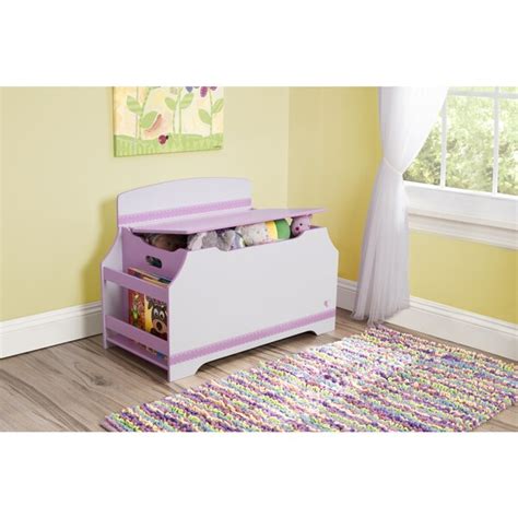 Shop Jack And Jill Deluxe Toy Box With Book Rack Overstock 10735538