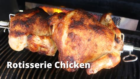 Rotisserie Chicken On The Napoleon Gas Grill Rotisserie Chicken