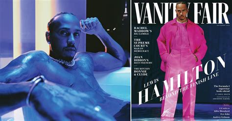 Lewis Hamilton Reclines Shirtless In Bathtub As He Gives Best Blue
