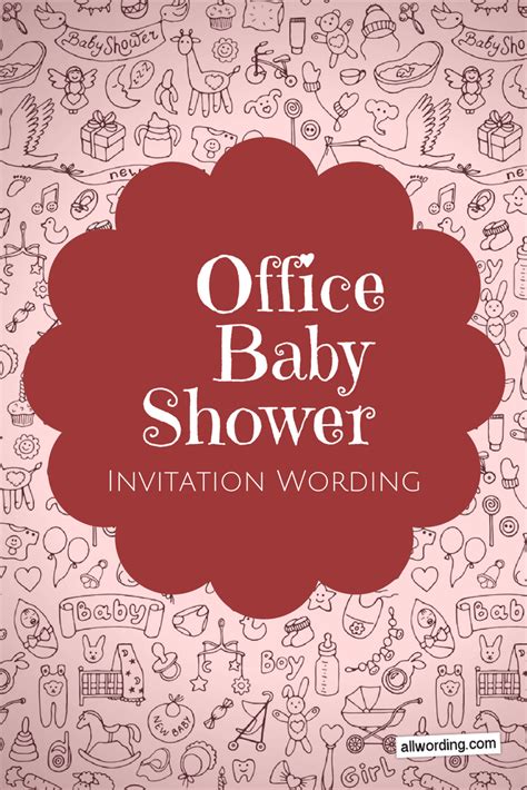 Check out these adorable baby shower invites for ideas on baby shower invitation wording, as well as design ideas for boys and girls. Office Baby Shower Invitation Wording » AllWording.com
