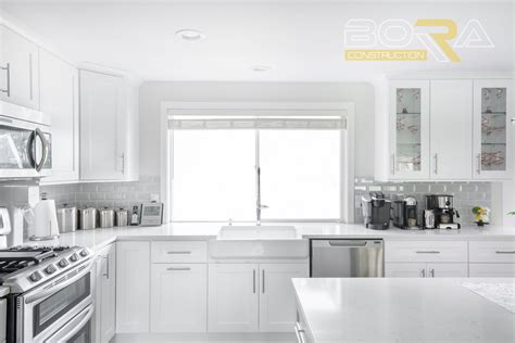 Kitchen cabinets come in a wide variety of shades and designs. J & J White Shaker Kitchen Remodel | White shaker kitchen ...