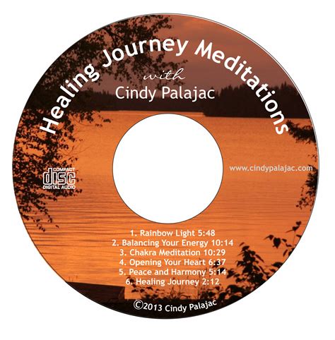 Healing Journey Meditations CD – Download $9.99 – Cindy Palajac