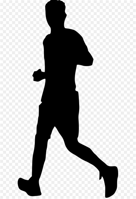 Running Silhouette Jogging Sport Walking Silhouette Png Download