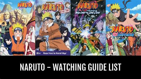 Naruto Watching Guide By Halex Anime Planet