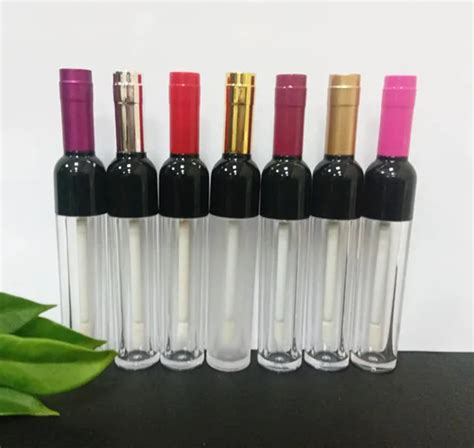 2020 Low Moq Empty Luxury Clear Wine Bottle Lipgloss Packaging Cute