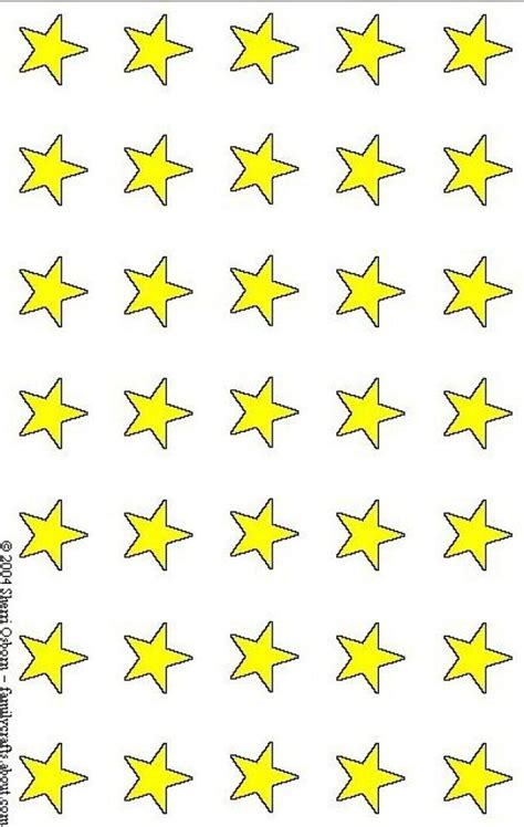 3 Best Images Of Printable Page Of Stars Black White Star Coloring