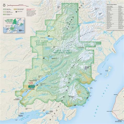 Maps Lake Clark National Park And Preserve Us National Park Service
