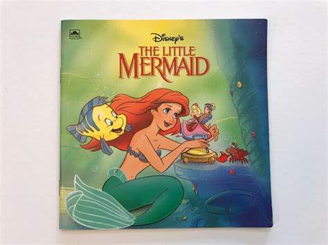 The Little Mermaid Disney Ariel Kids Picture Story Book 90s Etsy