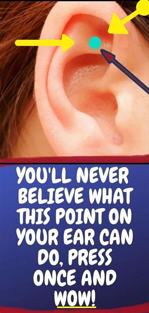 This Is What Happens When You Massage This Point On Your Ear How To