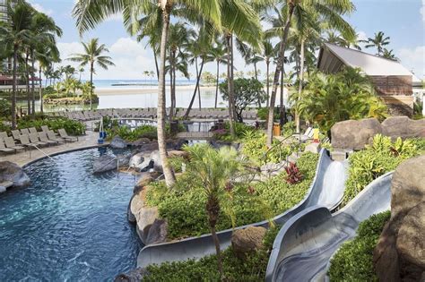 Waterslide Hilton Hawaiian Village Honolulu Vacation Hawaii Resorts