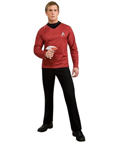 Adult Star Trek Movie Red Shirt Costume Men Costumes