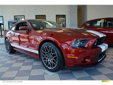 Ruby Red 2014 Ford Mustang Shelby Gt500 Svt Performance Package Coupe