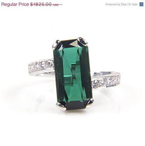 Sale Green Tourmaline Ring Tourmaline And Diamond By Bskdesigns 146000