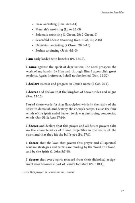 Sign in to see your user information. Declarations and decrees of a warrior pdf - dobraemerytura.org