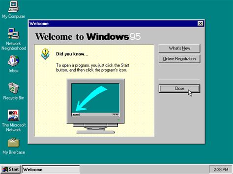 Guidebook Screenshots Windows 95
