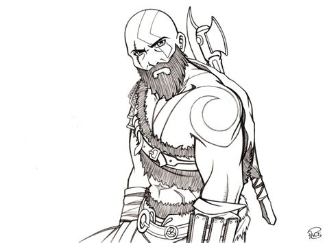 Kratos Drawing At Getdrawings Free Download