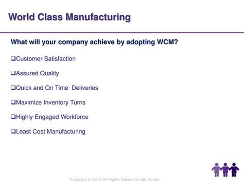 World Class Manufacturing Ppt Download